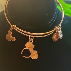 Alex and Ani Mickey Mouse Ears Rose-gold-tone Bracelet